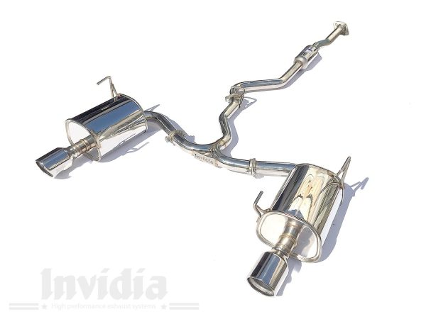 Invidia Q300 Cat Back Exhaust w/SS Tips - Subaru Levorg VM 14-20 HS15SVG2QD1RS