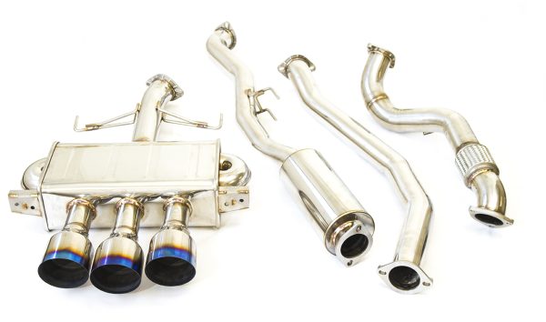 Invidia Q300 Cat Back Exhaust w/Ti Tips - Honda Civic Type-R FK8 17+ HS17CTRFQ33ST