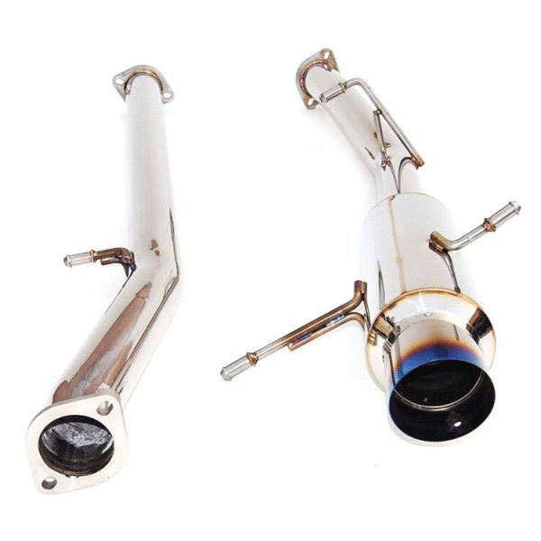 Invidia N1 Cat back Exhaust w/Ti Tip - Nissan Silvia/200SX S14/S15 HS94NS4GTT - Image 2