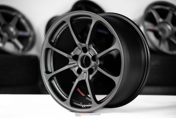 VOLK RACING Original NE24 18x9.5 +43 5x100 Matte Gunblack (MT) wheel set