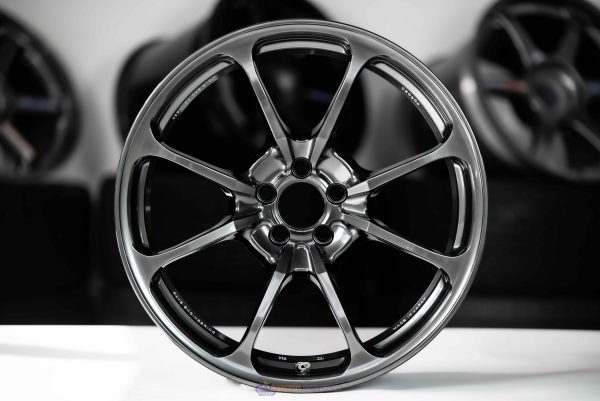 VOLK RACING Original NE24 18x9.5 +45 5x120 Shining Black Metal (HM) wheel set - Image 2