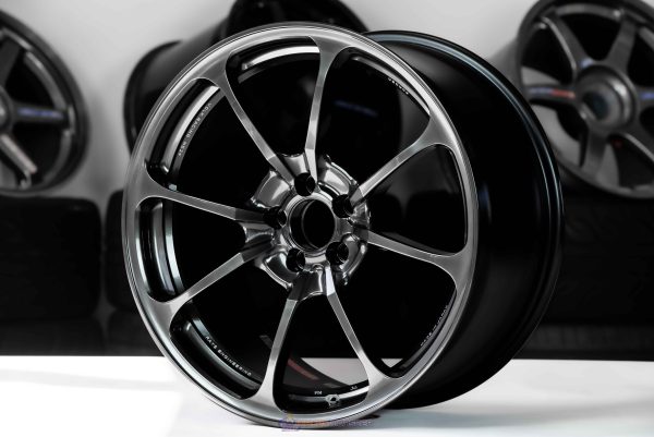 VOLK RACING Original NE24 18x9.5 +45 5x120 Shining Black Metal (HM) wheel set