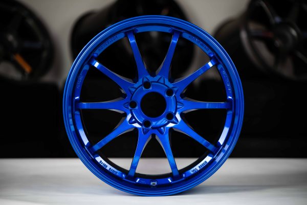 Rays Volk Racing CE28SL 18x9.5" +38 5x114.3 Hyper Blue (HL) wheel set - Image 2