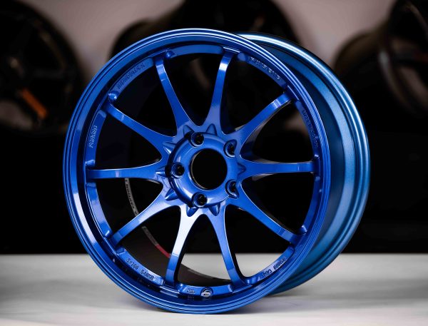 Rays Volk Racing CE28SL 18x9.5" +38 5x114.3 Hyper Blue (HL) wheel set - Image 3