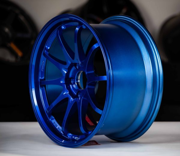 Rays Volk Racing CE28SL 18x9.5" +38 5x114.3 Hyper Blue (HL) wheel set - Image 4