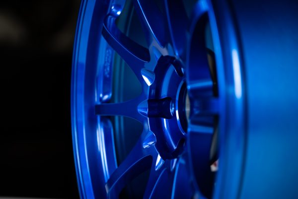 Rays Volk Racing CE28SL 18x9.5" +38 5x114.3 Hyper Blue (HL) wheel set - Image 5