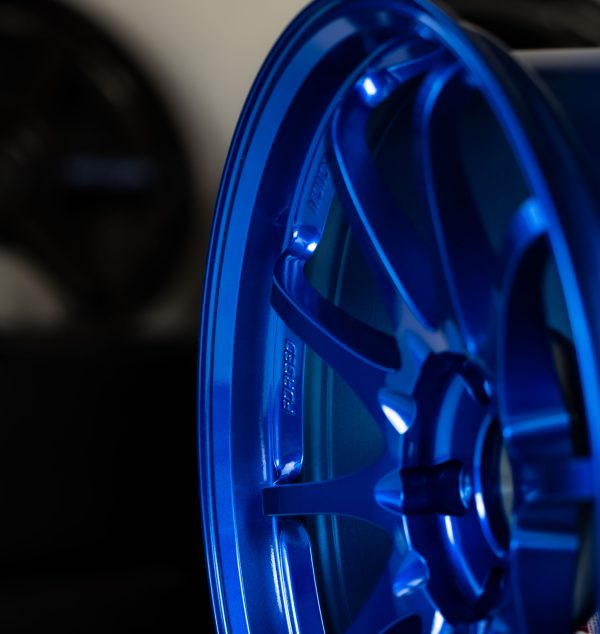 Rays Volk Racing CE28SL 18x9.5" +38 5x114.3 Hyper Blue (HL) wheel set - Image 6