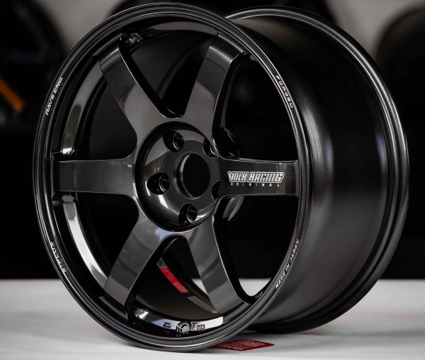 Volk Racing TE37 SAGA S-Plus 18x9.5" +38 5x114.3 Diamond Black (DB) wheel set