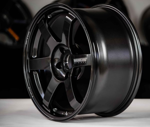 Volk Racing TE37 SAGA S-Plus 18x9.5" +38 5x114.3 Diamond Black (DB) wheel set - Image 4