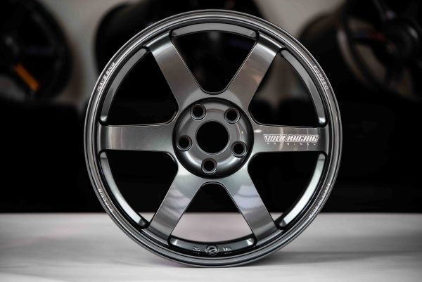 Volk Racing TE37 SAGA S-Plus 18x9.5" +38 5x114.3 Dark Gunmetal (DG) wheel set - Image 2