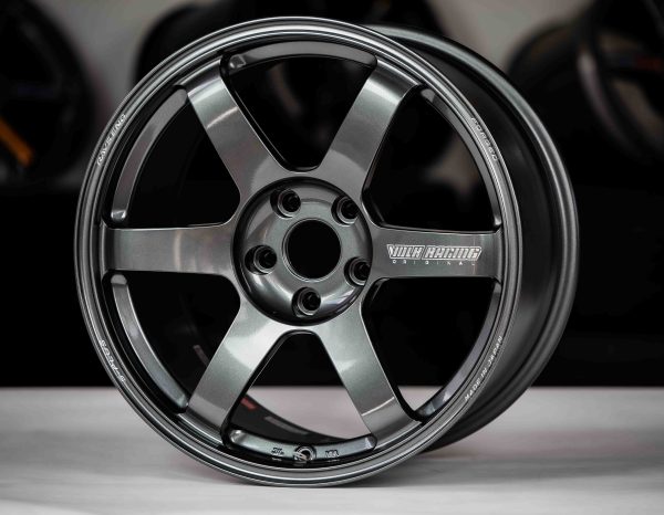 Volk Racing TE37 SAGA S-Plus 18x9.5" +38 5x114.3 Dark Gunmetal (DG) wheel set - Image 3