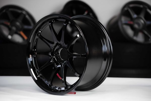 Rays Volk Racing CE28SL 18x9.5" +40 5x120 Gloss Black (BK) wheel set - Image 2