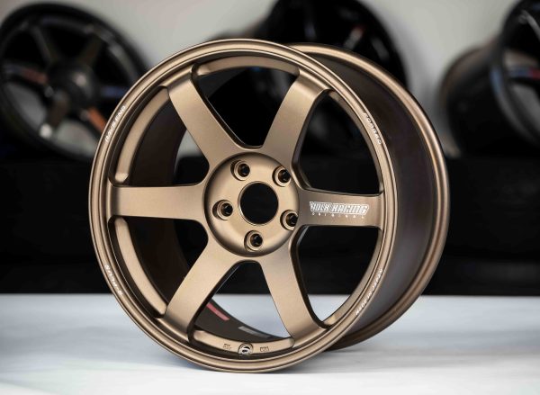 Volk Racing TE37 SAGA S-Plus 18x9.5" +30 5x114.3 Bronze BR wheel set - Image 2