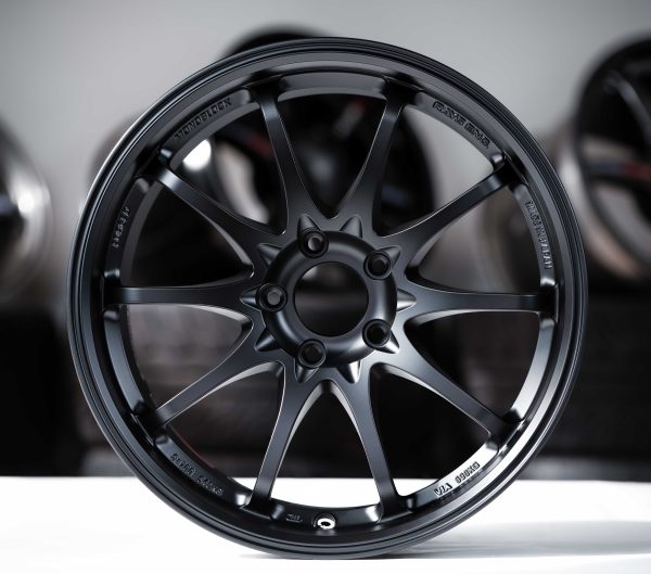 Rays Volk Racing CE28SL 18x9.5" +15 5x114.3 Matte Black MB wheel set - Image 2