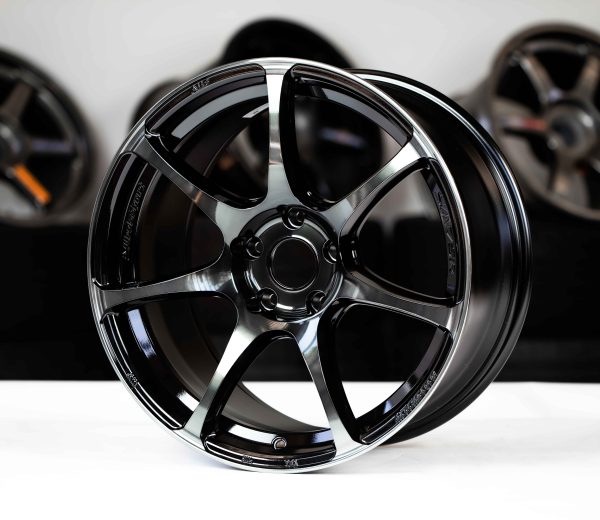 WedsSport SA-75R 18x8.5" +35 5x114.3 WBC finish wheel set 73988