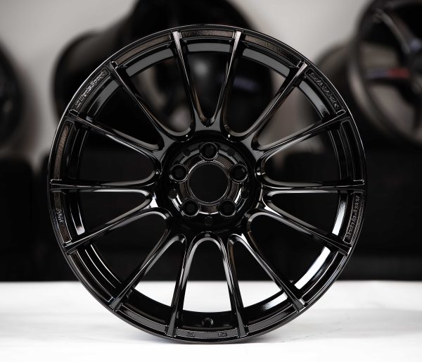 WedsSport SA-72R 18x9.5" +38 5x100 GBK finish wheel set - Import Monster Exclusive Custom Set - 74136 - Image 2