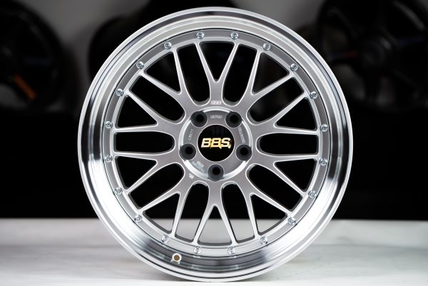 BBS LM - 19x10" 5x114.3 +22 - Diamond Silver finish wheel set - Image 2