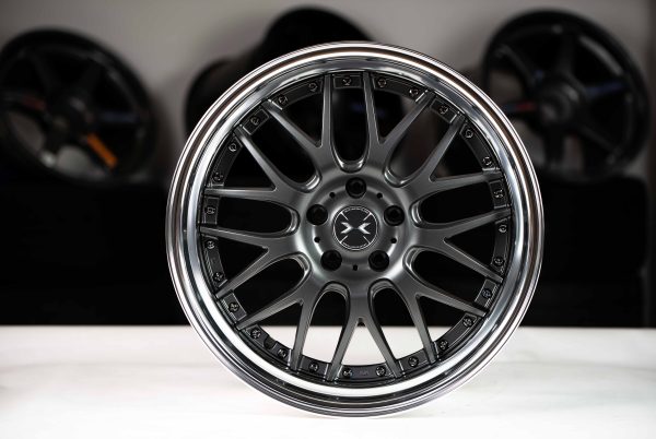 Weds Maverick 709M 19x10.5 +11 5x114.3 Matte Gunmetal finish wheel set - Image 2