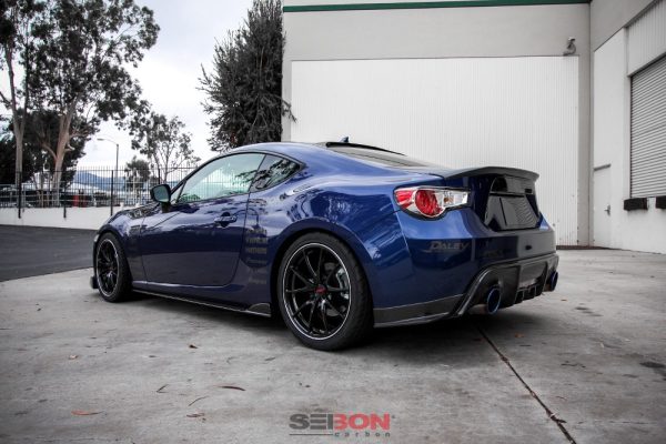 Seibon Carbon Rear Lip for 2013-2020 Toyota 86 - KC Style - RL1213SCNFRS-KC - Image 3