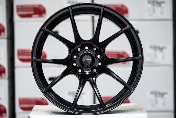 WedsSport SA-10R 18x9.5 +22 5x114.3 - MBK Finish Wheel Set 74124 - Import Monster Custom Spec - Limited Edition - Image 2