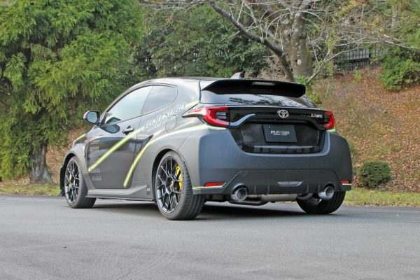 Fujitsubo A-RM - Full Titanium - Catback exhaust for TOYOTA GR YARIS 1.6 Turbo 4WD - GXPA16 (G16E-GTS) - Burnt Gradient Tip - 270-21231BG - Image 7