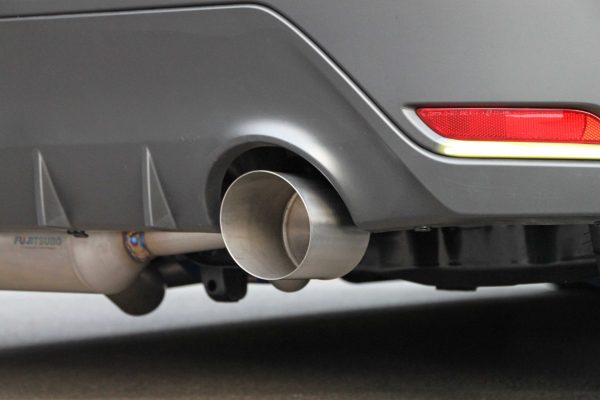 Fujitsubo A-RM - Full Titanium - Catback exhaust for TOYOTA GR YARIS 1.6 Turbo 4WD - GXPA16 (G16E-GTS) - Burnt Gradient Tip - 270-21231BG - Image 6