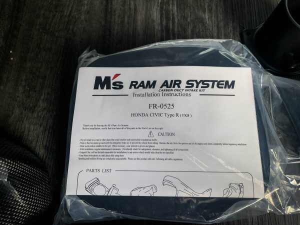 GruppeM - Ram Air System - Honda Civic Type R FK8 - FR-0525 - Image 4