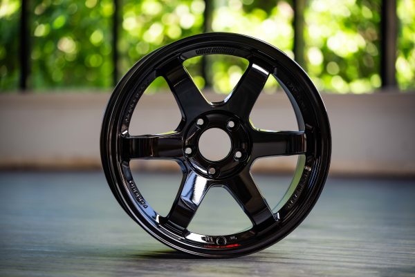 Rays Engineering Volk Racing TE37SL Black 17x9 +22 - 5x114.3 - Custom - Image 2