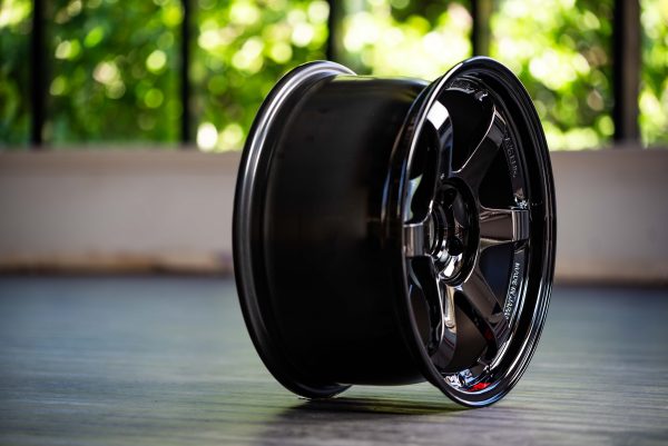 Rays Engineering Volk Racing TE37SL Black 17x9 +22 - 5x114.3 - Custom - Image 3