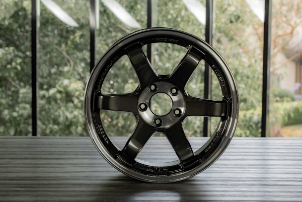 Rays Engineering Volk Racing TE37SL 17x9.5 +40 5/114.3 Pressed Double Black (PW) - Image 2