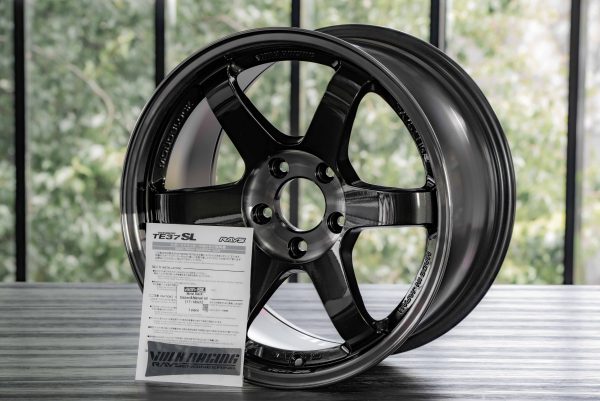 Rays Engineering Volk Racing TE37SL 17x9.5 +40 5/114.3 Pressed Double Black (PW) - Image 5