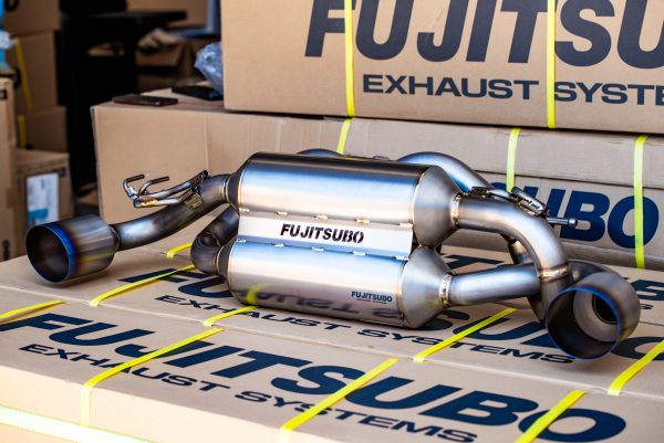 Fujitsubo A-RM - Full Titanium - Catback exhaust for TOYOTA GR YARIS 1.6 Turbo 4WD - GXPA16 (G16E-GTS) - Burnt Gradient Tip - 270-21231BG