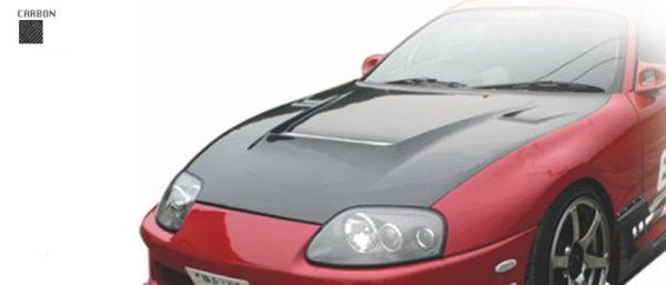 VARIS - Toyota Supra - JZA80 - COOLING BONNET HOOD(CARBON) - VBTO-124