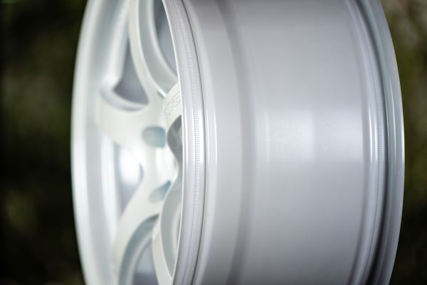 Rays Gram Lights 57CR 18x9.5" +38 5x120 CPP Ceramic Pearl White wheel set finish - Image 5