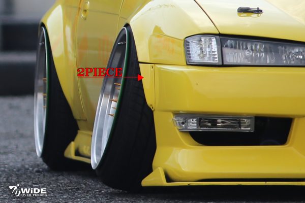 326 Power - Buri WIDE - Over Fenders Front & Rear set - Nissan Silvia S14 - Kouki - Image 2