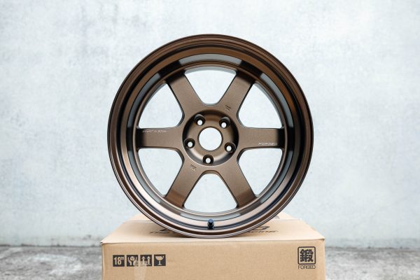 Volk Racing TE37V Mark II 18x10.5" -25 5x114.3 Bronze BR wheel set - in stock! - Image 12