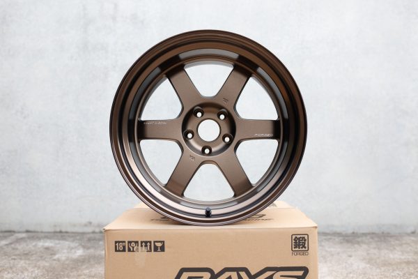 Volk Racing TE37V Mark II 18x10.5" -25 5x114.3 Bronze BR wheel set - in stock! - Image 11