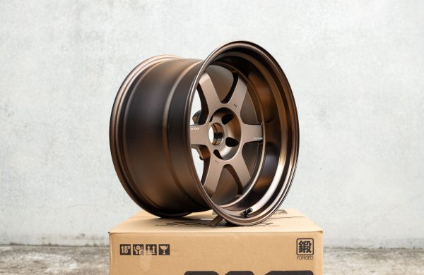 Volk Racing TE37V Mark II 18x10.5" -25 5x114.3 Bronze BR wheel set - in stock! - Image 6