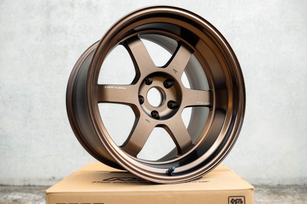 Volk Racing TE37V Mark II 18x10.5" -25 5x114.3 Bronze BR wheel set - in stock! - Image 5