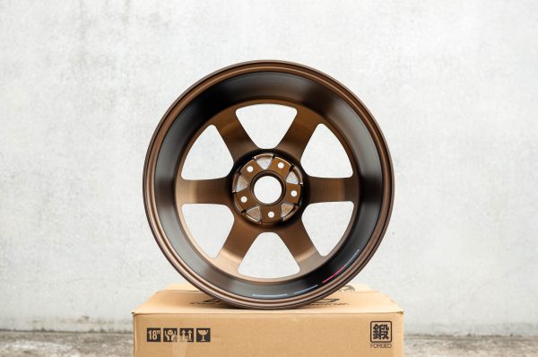 Volk Racing TE37V Mark II 18x10.5" -25 5x114.3 Bronze BR wheel set - in stock! - Image 3