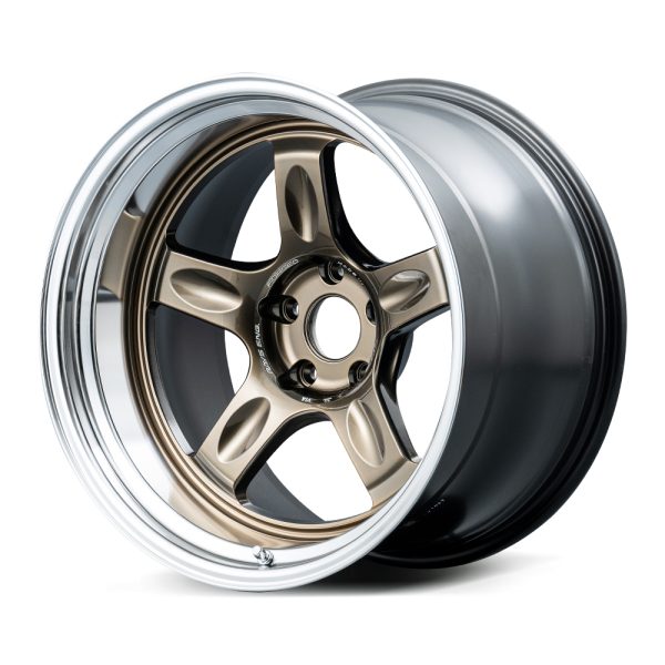 RAYS Volk Racing 21C spec-SR 18x9.5 +30 5x114.3 Shining Bronze Metal / Rim DC (SR) PAIR