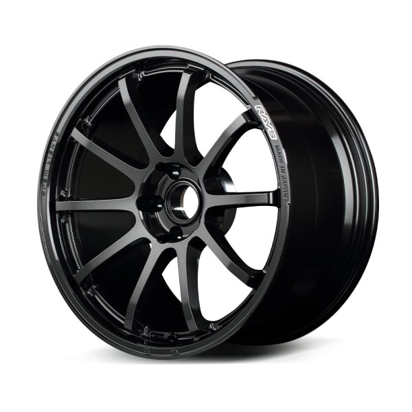 RAYS Gram Lights 57NR 19x9.5 +12 / 19x10.5 +12 5x114.3 Glass Black (6NJ) STAGGERED wheel set